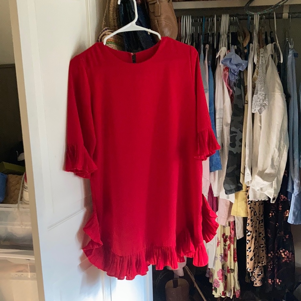 Red dress